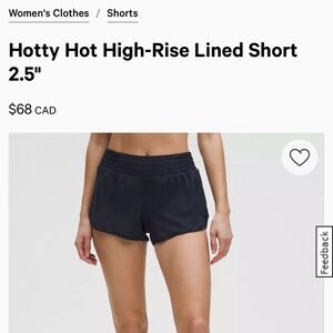 Lululemon shorts